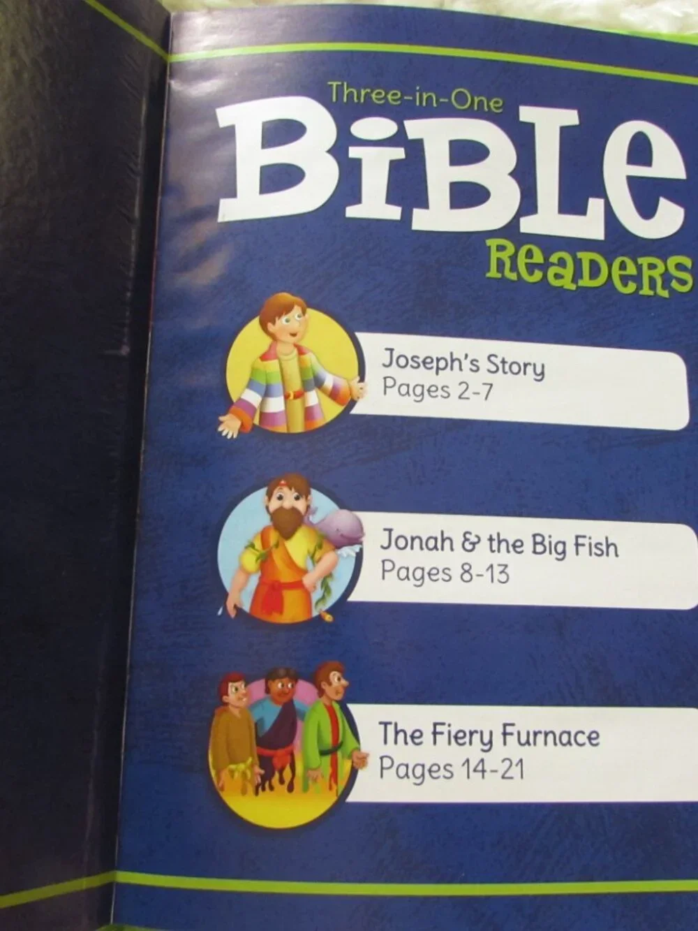 Three In One Bible Readers Level 2 Joseph Jonah Good Samaritan Zacchaeus